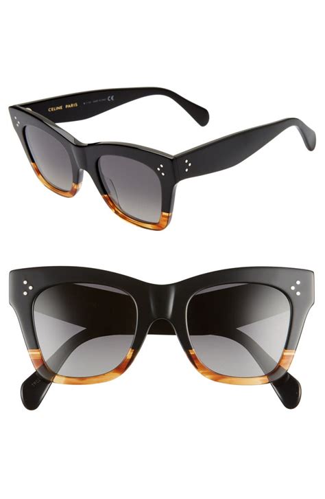 celine women's polarized square sunglasses 50mm|Celine sunglasses nordstrom.